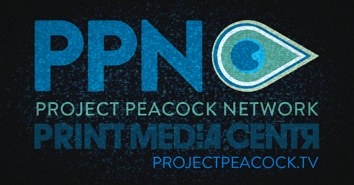 a abstract logo with a peacock feather